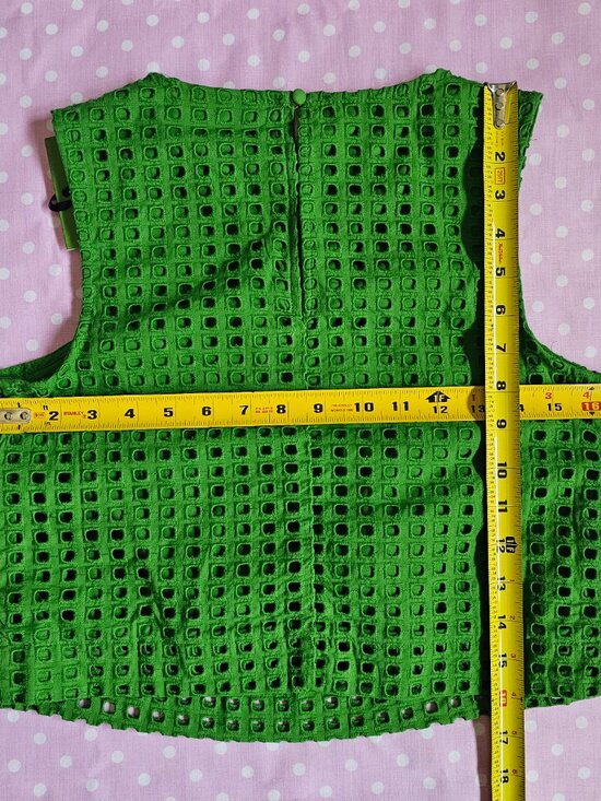 Easter Kate Spade New York x Target eyelet shell tank top green Skirt set xxs xs - Picture 4 of 7
